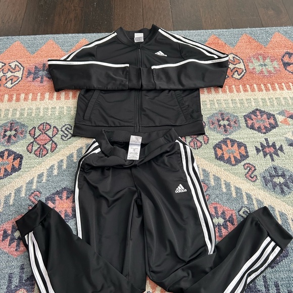 adidas Other - Adidas Black Apparel with Subtle White Accents both jacket & pants